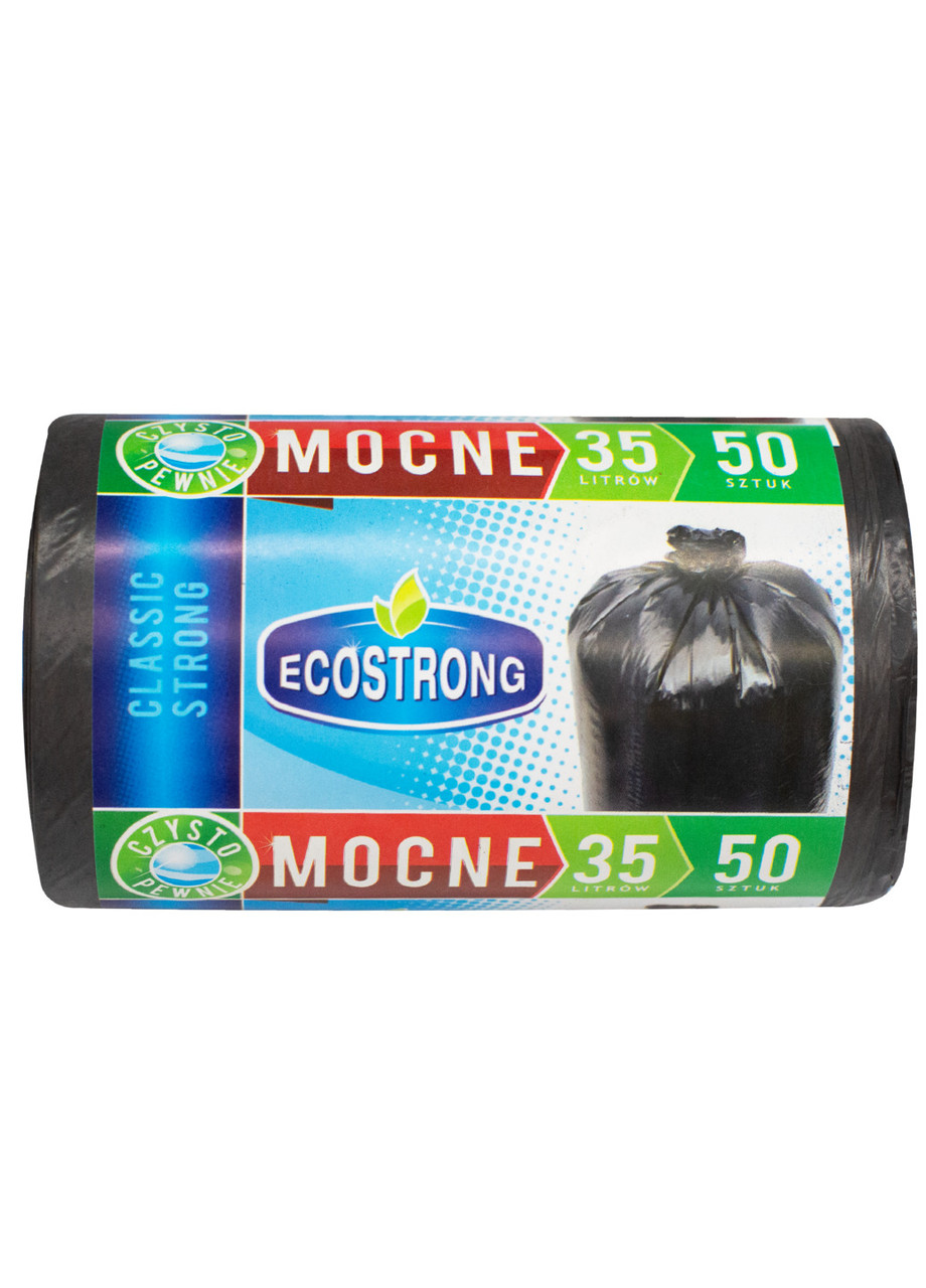 Пакеты для мусора Sipeko LDPE Ecostrong 35 л 50 шт