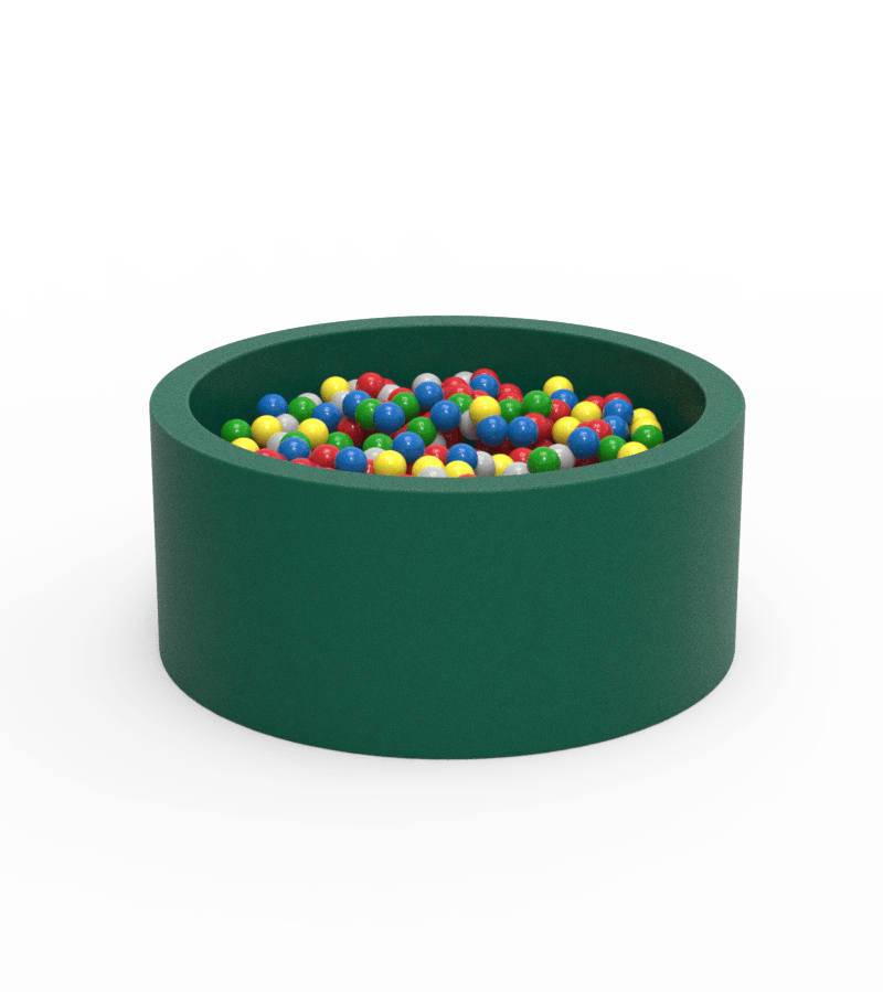 Сухой бассейн с шариками 250 шт KDG Lucky Круг (мебельная ткань) 0,9 х 0,4м