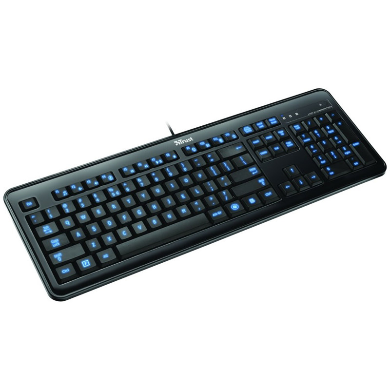 Клавіатура Trust Elight led illuminated keyboard (22002) (F00146550)