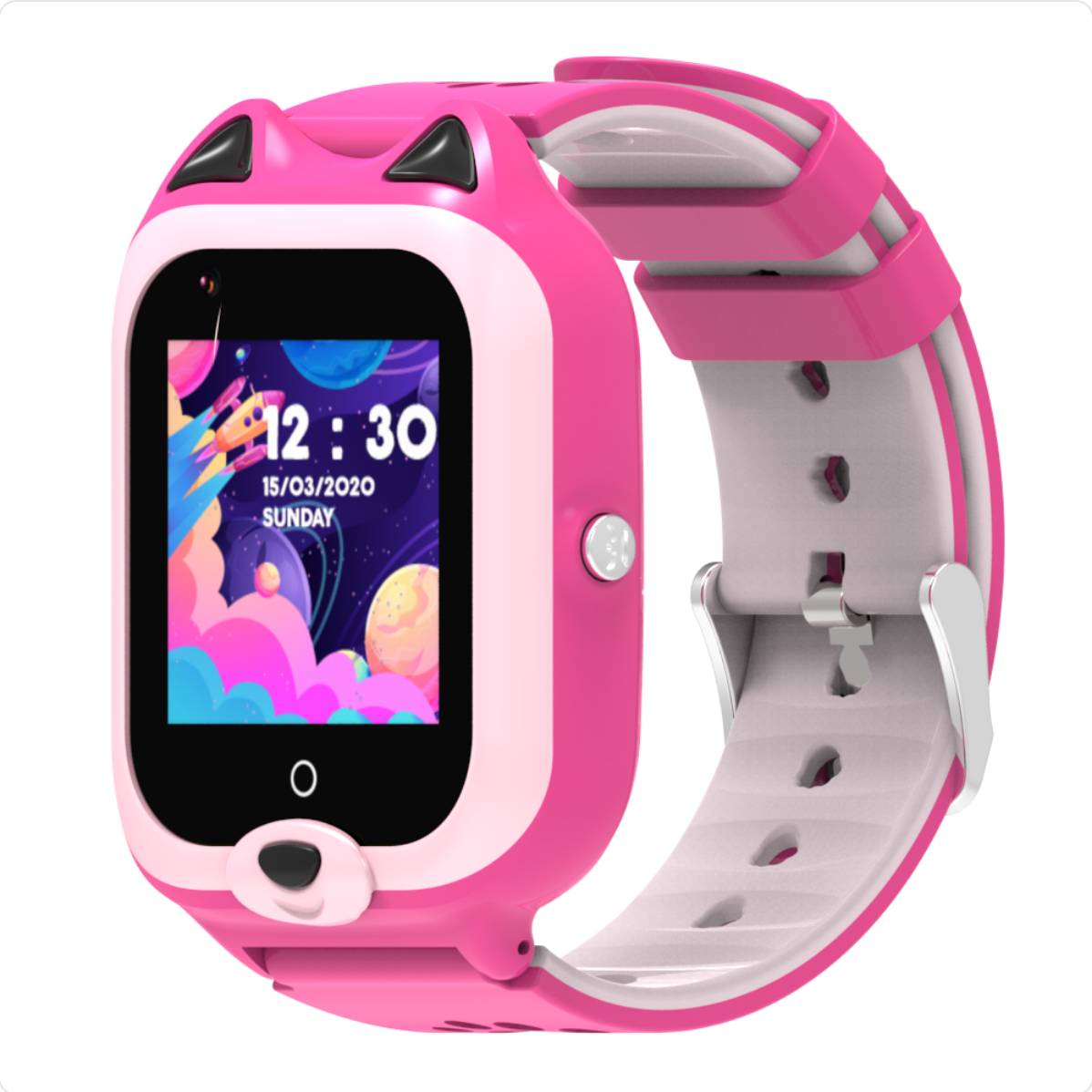 Детские умные GPS часы Wonlex KT22 Pink с видеозвонком (SBWKT22P)