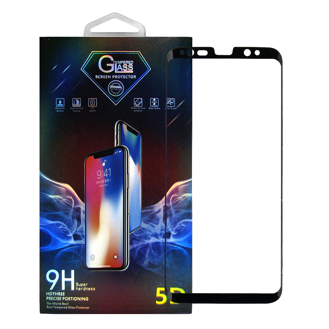 Захисне скло Premium Glass 5D Side Glue до Samsung G950 Galaxy S8 Black (hub_DIAW66840)