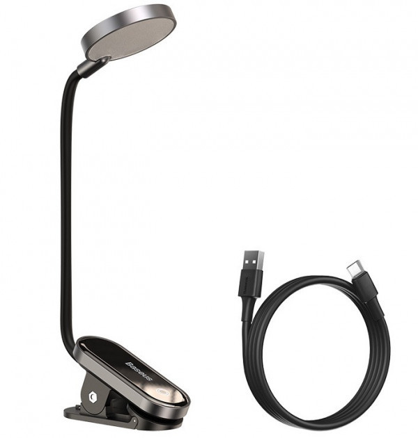 Настільна лампа світлодіодна акумуляторна Baseus Comfort Reading Mini Clip Lamp DGRAD-0G