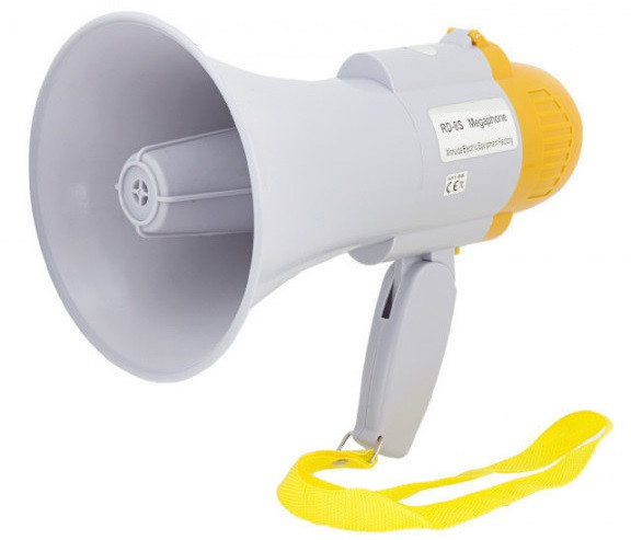 Ручной мегафон рупор BTB  RD-8S дальность 200м