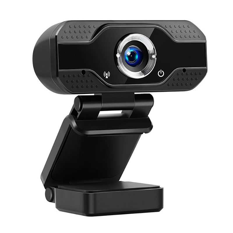 Веб-камера + штатив-тринога та ковпачок-кришка на об'єктив UTM Webcam SJ-CZ03A Full HD Black