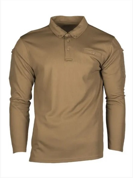 Тактическая рубашка-поло Mil-Tec Tactical Quickdry d/r 10962019 3XL Койот