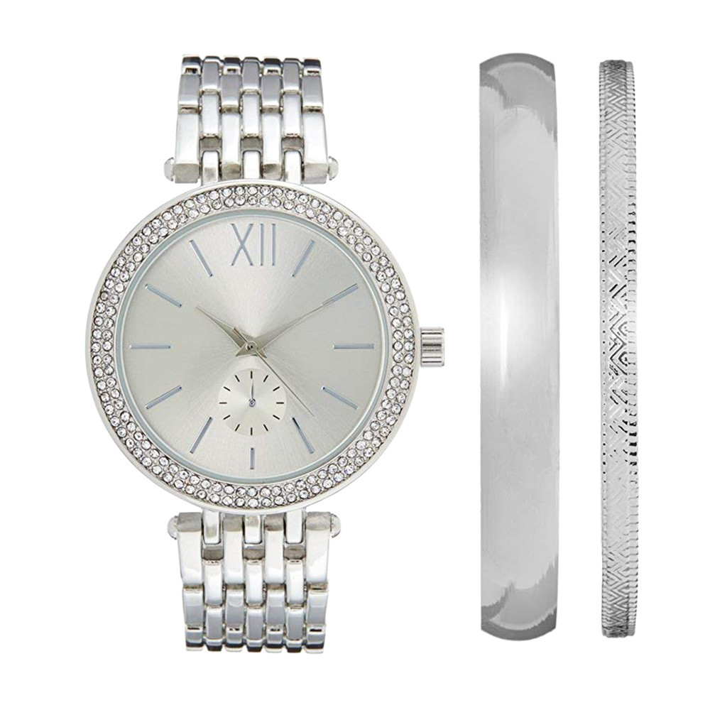 Жіночі годинники Anna Field Silver & Braceletes (hub_LwFy70762)
