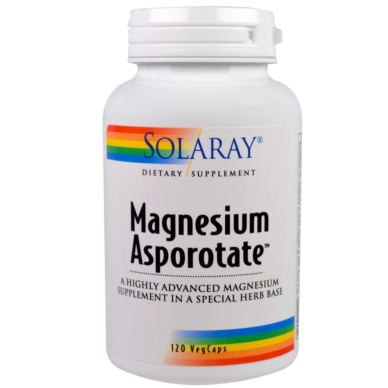 Магний аспартат Magnesium Asporotate Solaray 120 капсул
