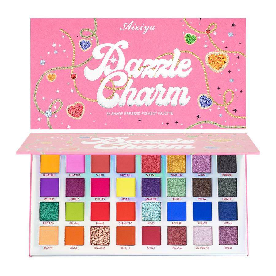 Палетка теней для век Pazzle charm 32 оттенка