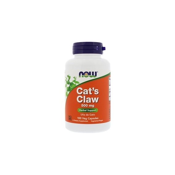 Кошачий коготь NOW Foods Cat's Claw 500 mg 100 Veg Caps