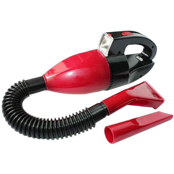 Автомобильный пылесос с фонарем Vacuum Cleaner Красный (hub_np2_0489)