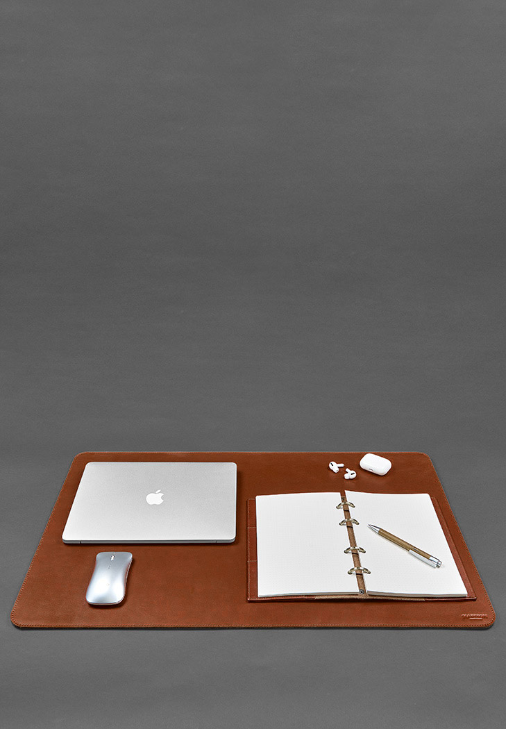 Килимок для робочого столу 2.0 двосторонній Світло-коричневий BlankNote
