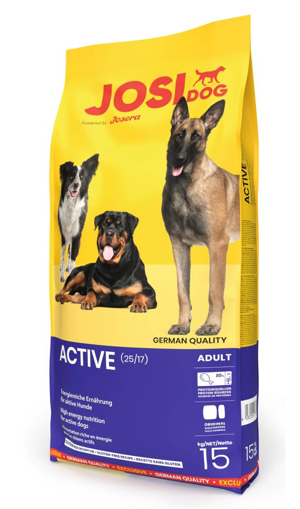 Корм для активных собак JosiDog Active 15 кг