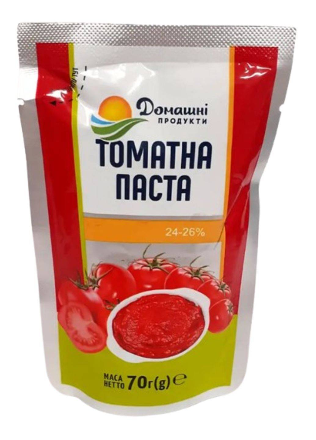 Томатная паста Домашні продукти 70 г 4820186123012