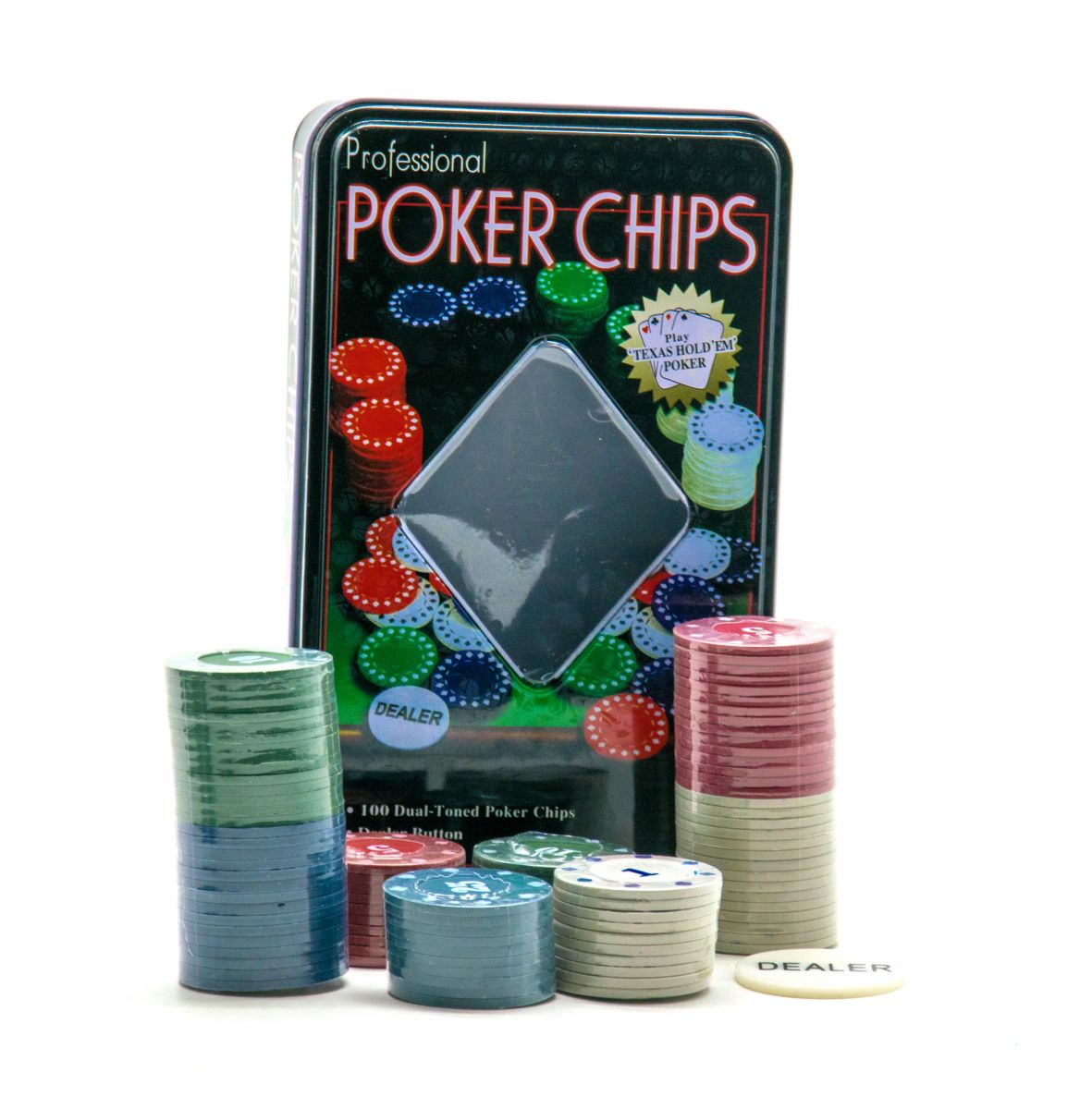 Набір фішок для покеру 100 штук MiC (IGR55)