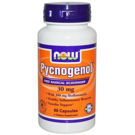 Пикногенол NOW Foods Pycnogenol 30 mg 60 Caps