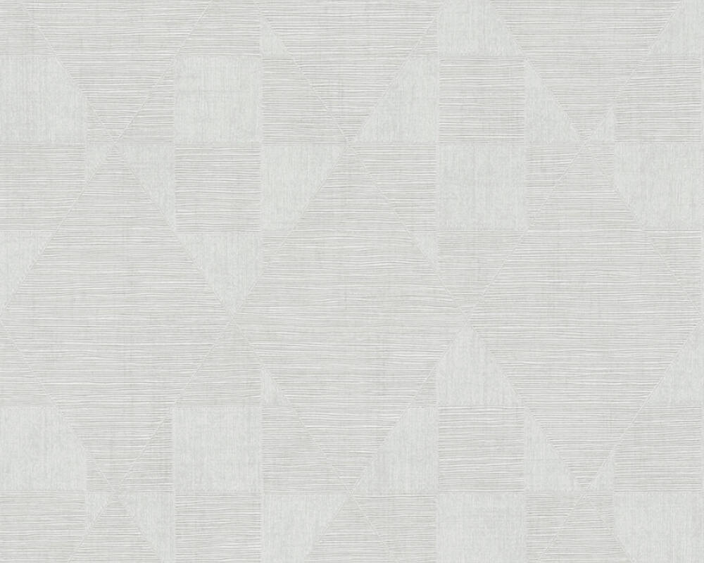Виниловые обои на флизелиновой основе A.S. Creation Titanium 38196-3 Белый-Серый