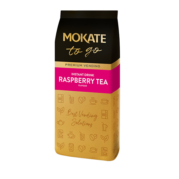 Розчинний чорний чай із малиною Mokate Premium 1 кг (26.018)