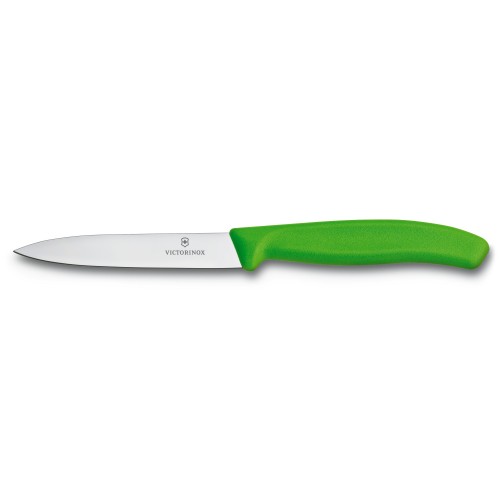 Кухонный нож Victorinox SwissClassic для нарезки 100 мм Зеленый (6.7706.L114)