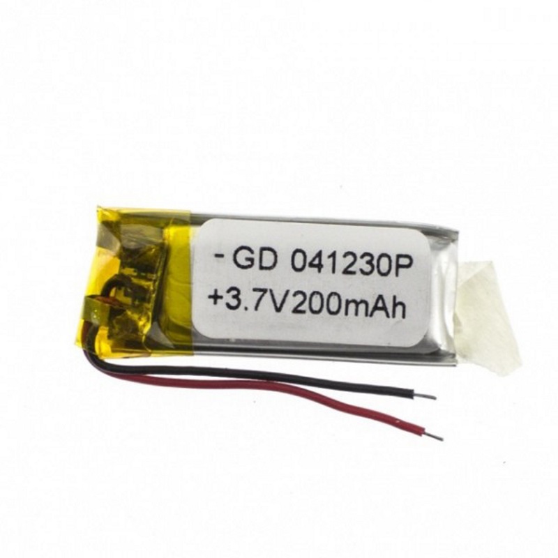 Універсальний акумулятор Li-pol 200 mAh 3.7V 30х12х4 (hub_np2_1251)