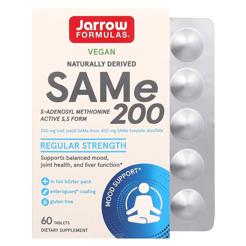 Аминокислота Jarrow Formulas SAMe 200 mg 60 таблеток (2530139229)