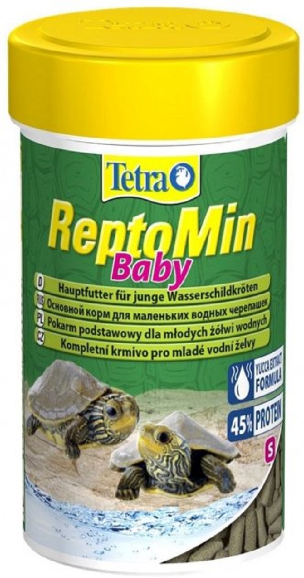 Корм для маленькиx черепаx Tetra ReptoMin Baby 100 мл (4004218140158)