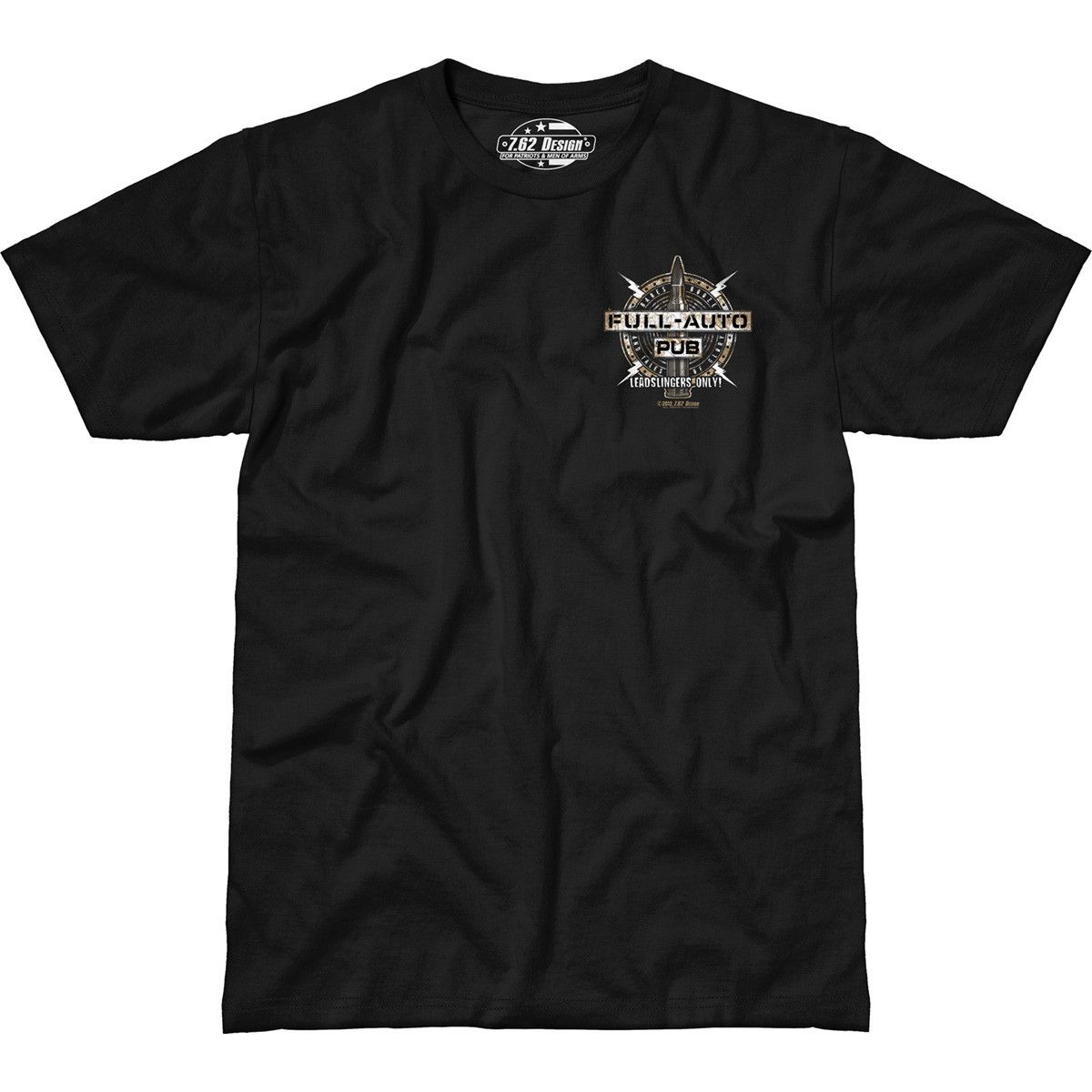 Футболка 7.62 Design Full Auto Pub Black L Чорний (762-001-497BK-L)