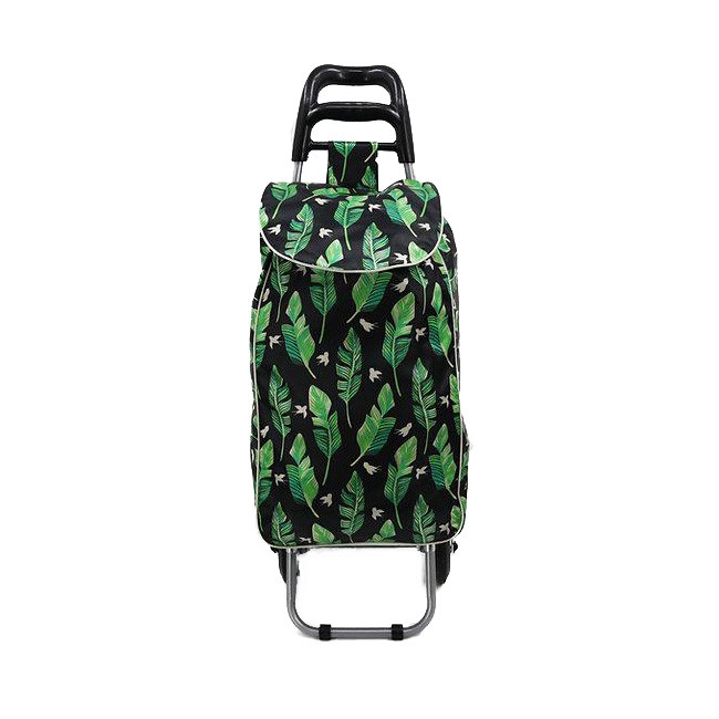 Тачка сумка тележка на колесах кравчучка Stenson MH-1901 Green Leaves
