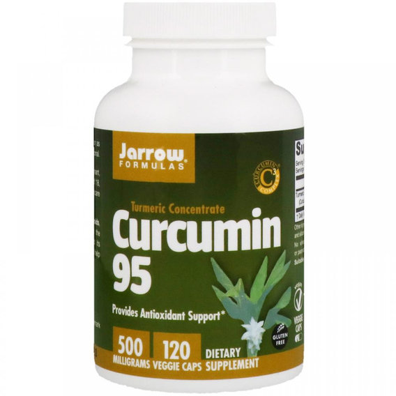 Куркума Jarrow Formulas Curcumin 95 500 mg 120 Veg Caps