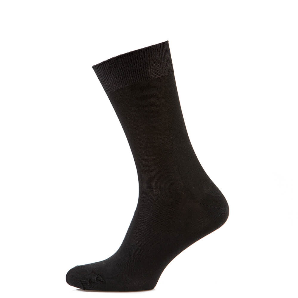 Шкарпетки чоловічі класичні з бавовни, весна/літо, чорний MAN's SET 39-41