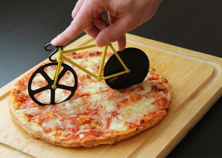 Нож для пиццы Велосипед Желто-черный (rb122984)