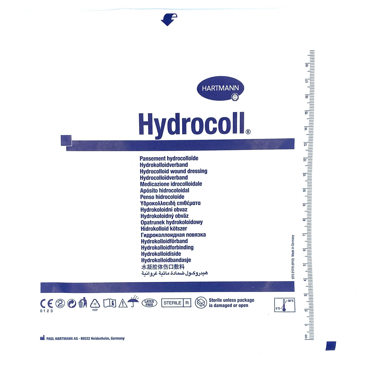 Гідроколоїдна пов'язка Paul Hartmann Hydrocoll Thin 7,5x7,5см 1 шт