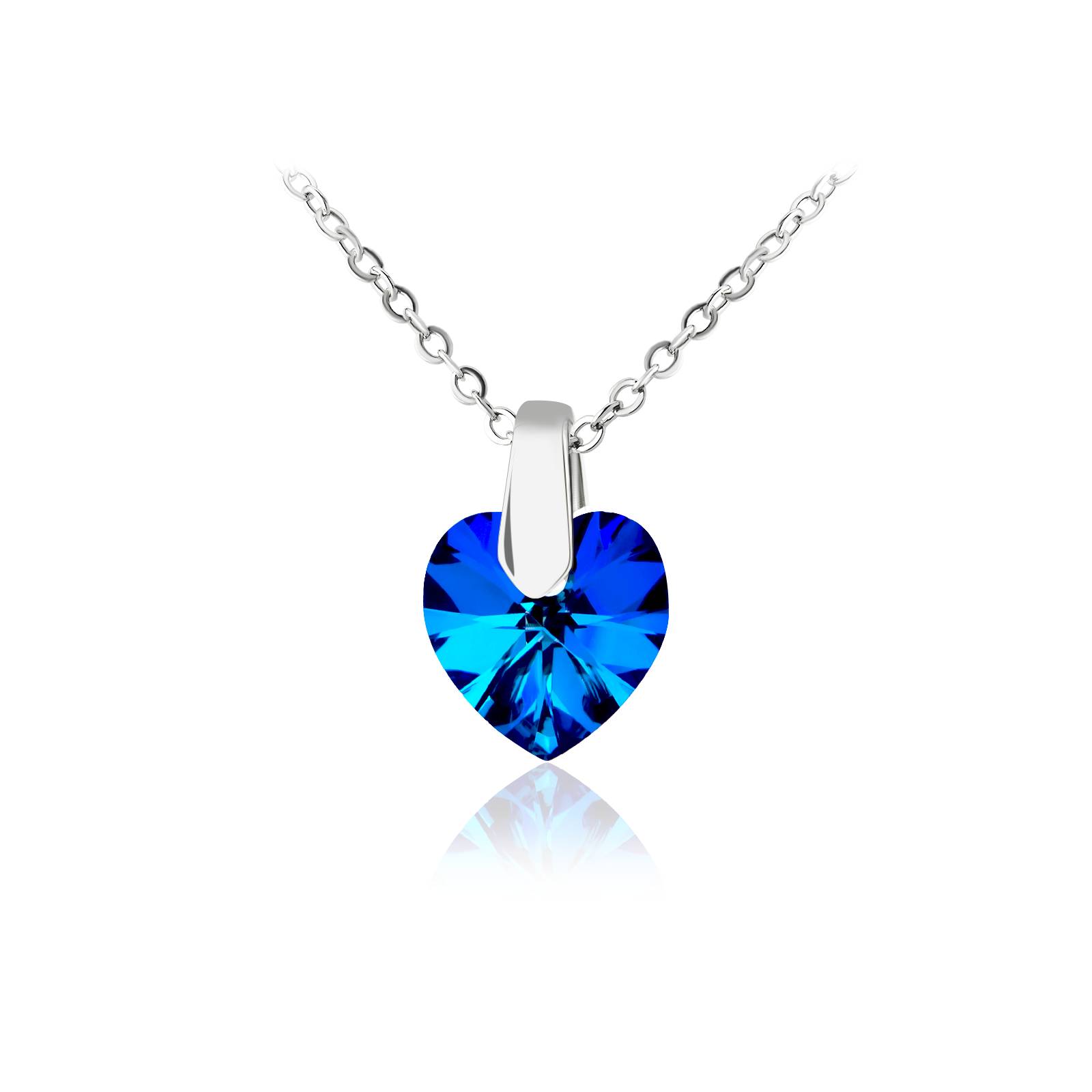 Кулон KOBI Heart Small зі Swarovski 9x10 мм (7430-2259-46-32)
