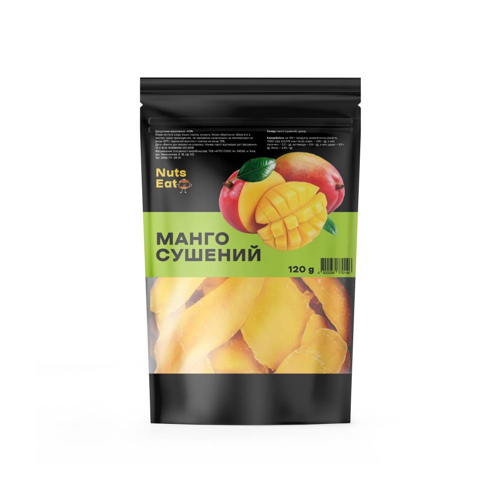 Сушений манго Nuts Eat 120 г