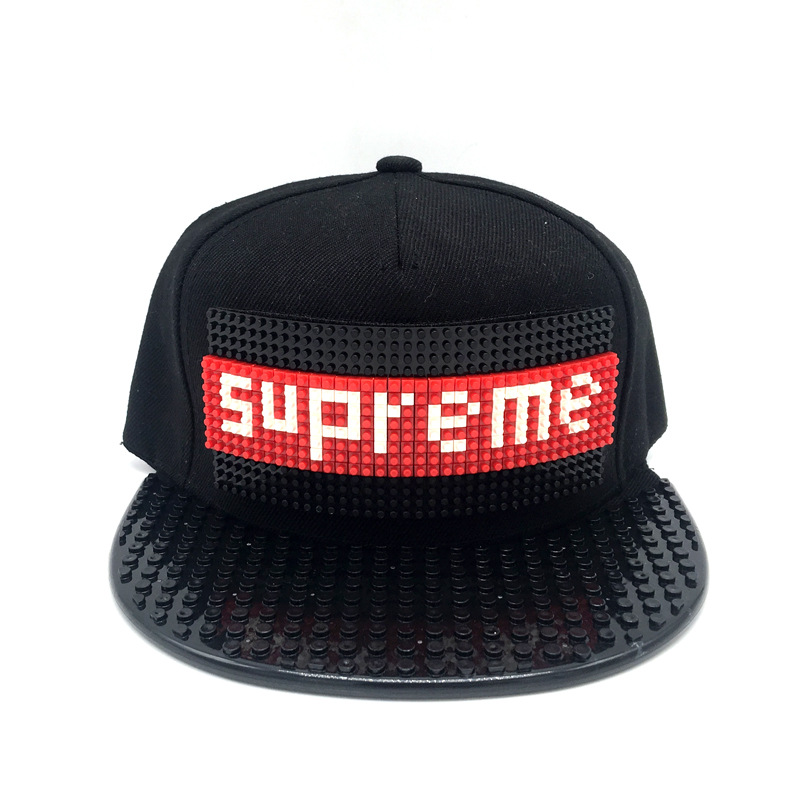 Кепка-конструктор BricksCap Supreme L/XL (56 - 60 см) от 10 лет Черный (1000115-L/XL)