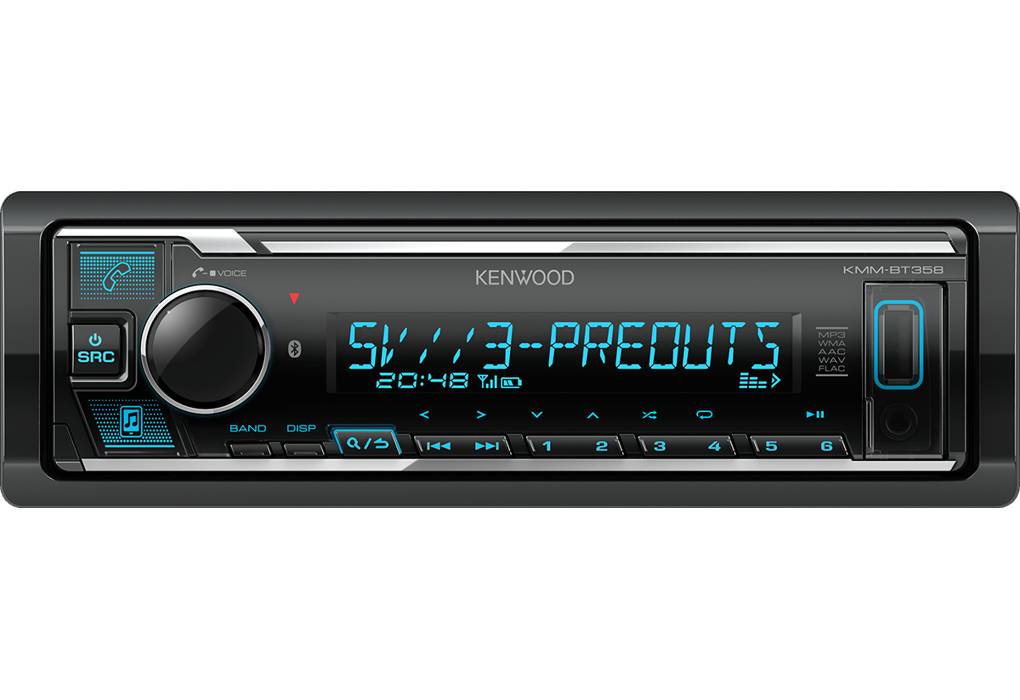 Автомагнітола Kenwood KMM-BT358
