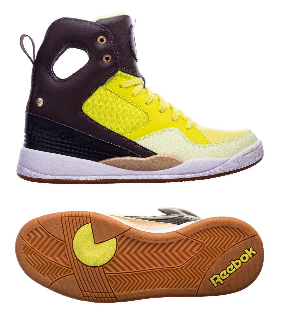 Кросівки Reebok A Keys Court 40.5 Чорний з жовтим (hub_GVzk21349)