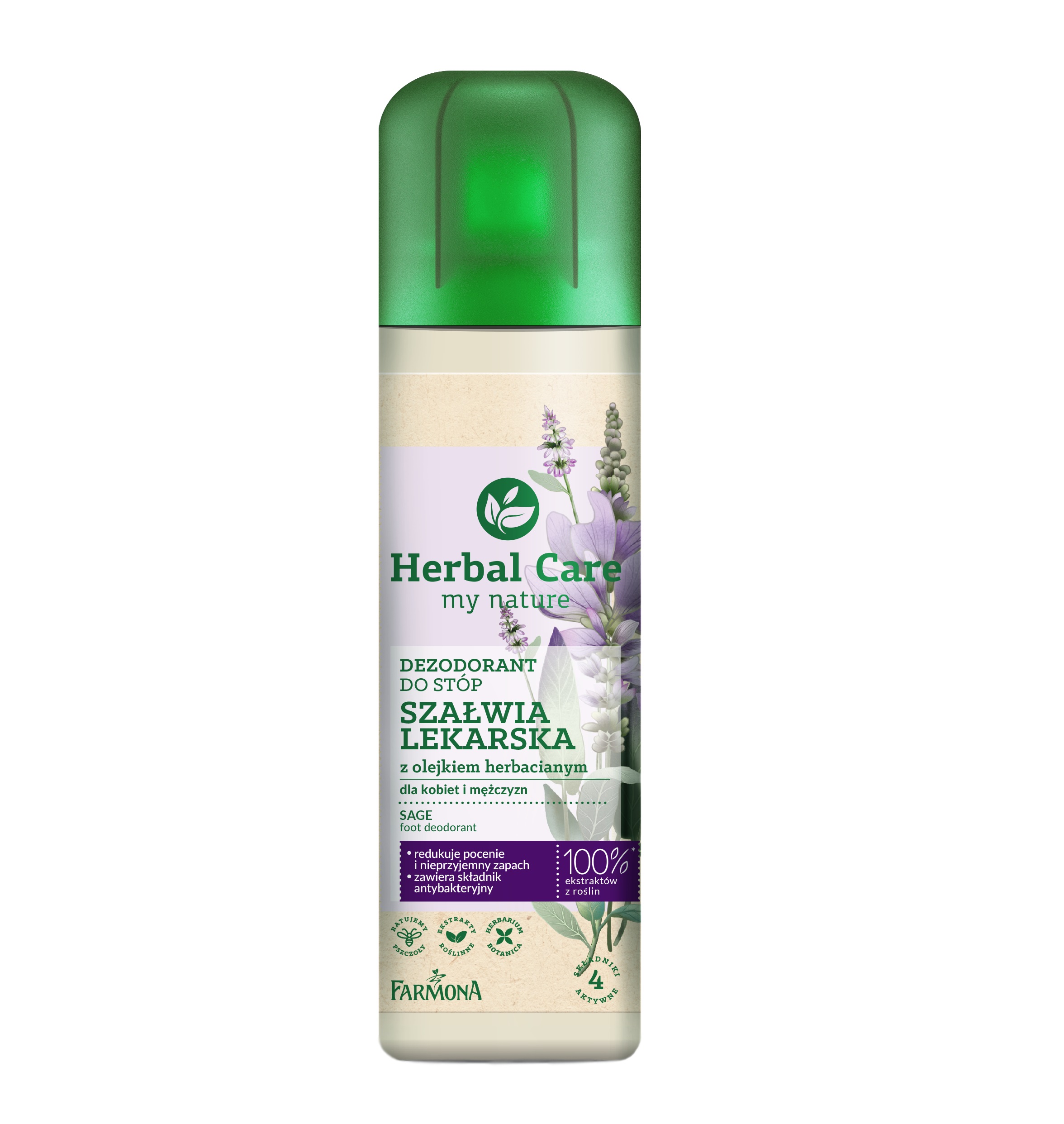 Дезодорант для ніг Шавлія Herbal Care Farmona 150 мл