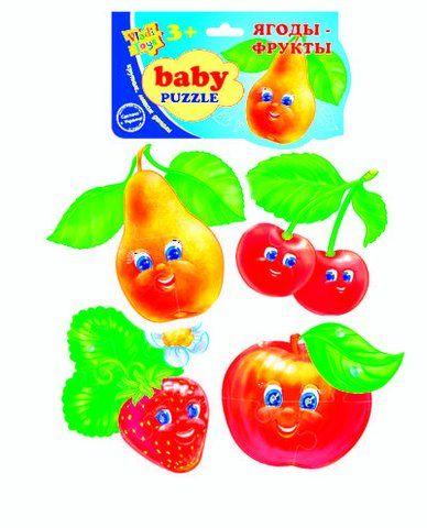 Беби-пазлы Vladi Toys Ягоды-фрукты