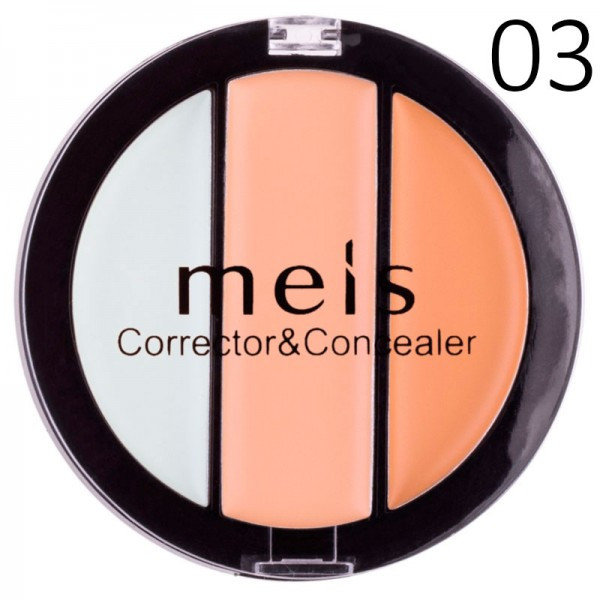 Тональний засіб Meis Corrector and Concealer 3 кольори тон 3 (hub_BUPU39761)