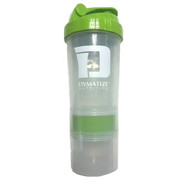 Шейкер Dymatize Smart Shaker 500 ml + 2 Container's Clear/Green