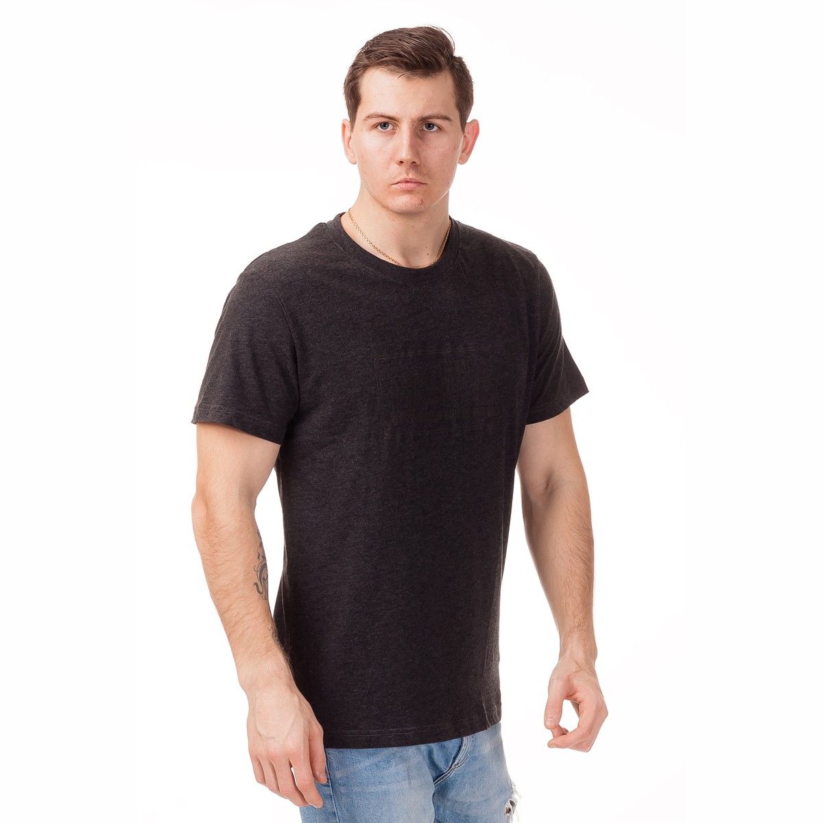 Футболка Magnum Essential T-Shirt DARK GREY MELANGE M Сірий (MGETDGM-M)