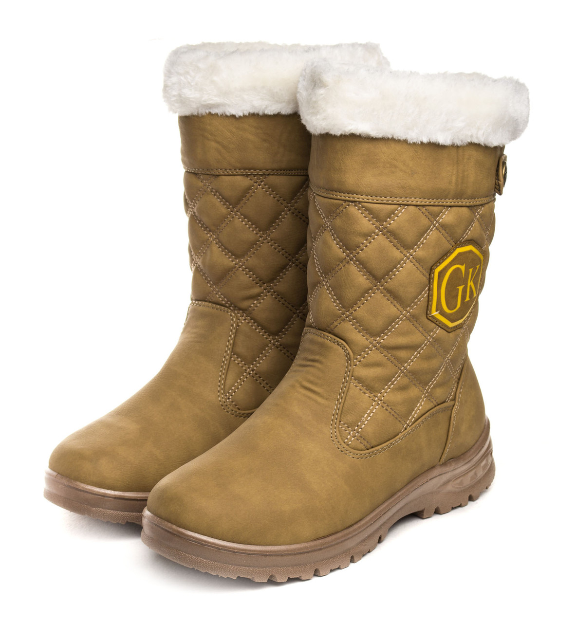 Черевики жіночі Boots yellow 38 Коричневі (hub_cchF63279)