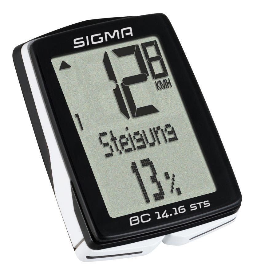 Велокомпьютер Sigma Sport BC 14.16 STS CAD беспроводной Черный (LIS420)