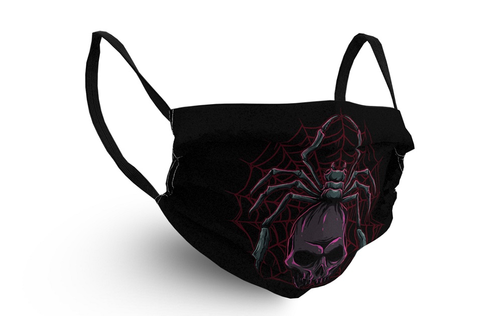 Маска для лица Geronimo spider scull 3036 One size Черный (3800999008011)