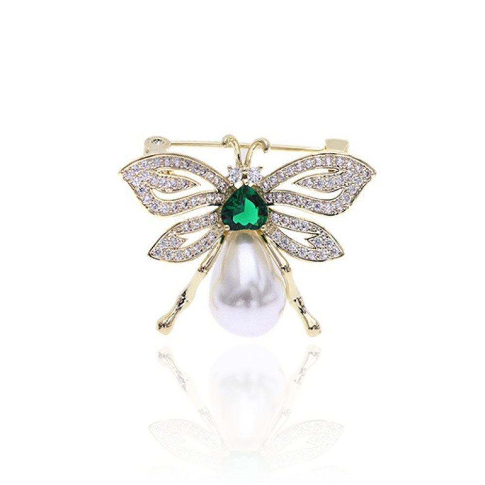 Брошь BROCHE Пчела золотистая BRBF111861