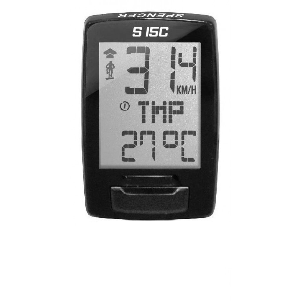Велокомпьютер Spencer S10W 10 функций Черный (LIV022)