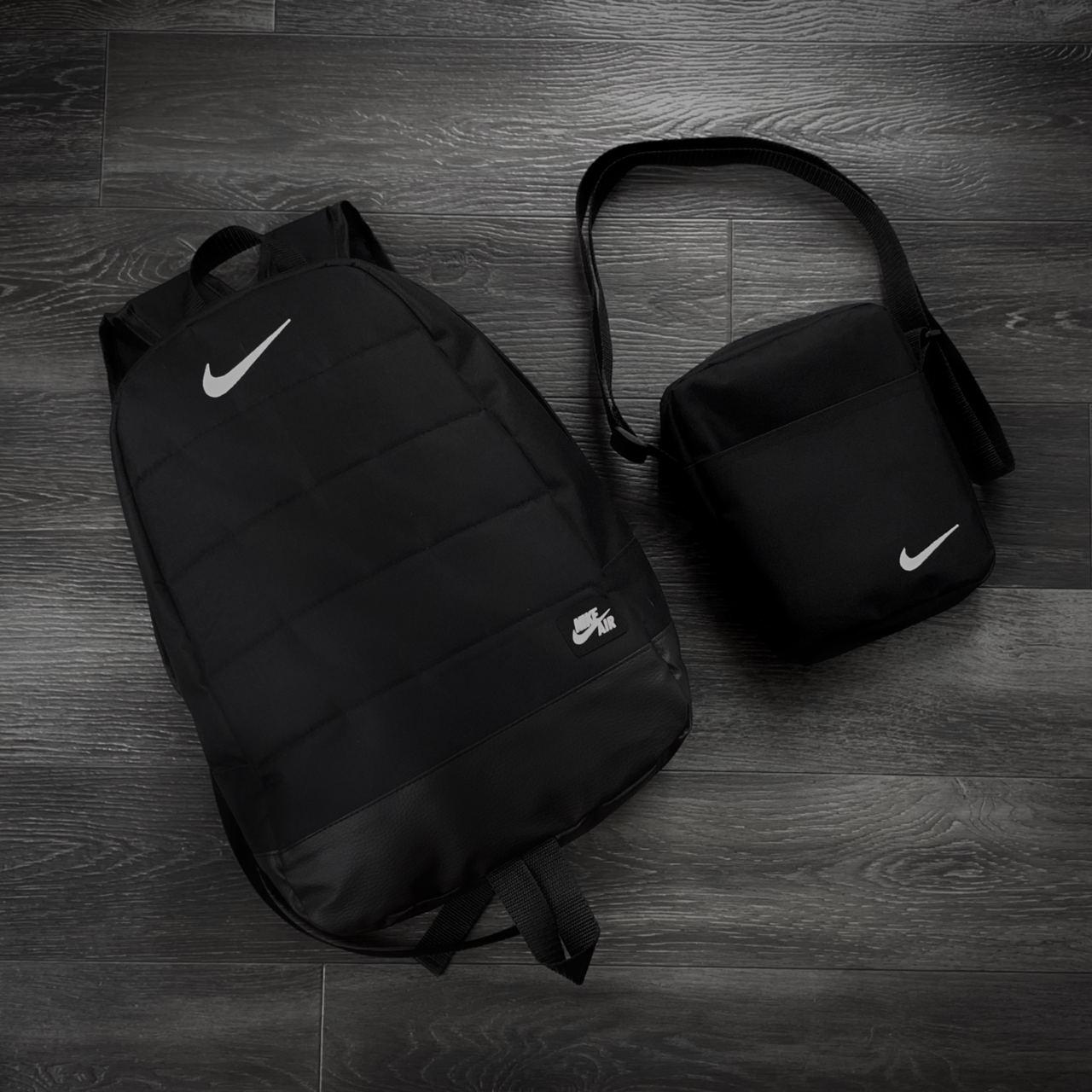 Комплект TWIX рюкзак + барсетка Intruder Nike Чорний (1/1591039322)