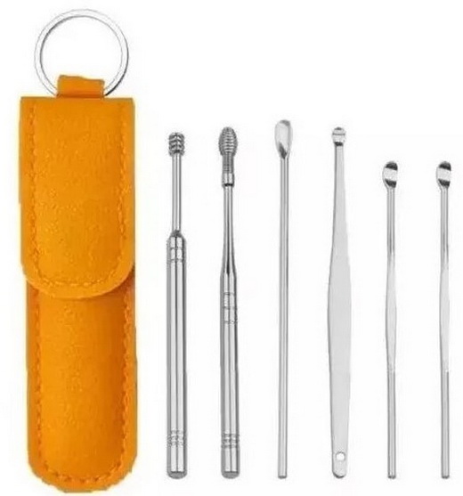 Набор инструментов для чистки ушей Ухочистка TOOL SET набор из 6 штук (5708)