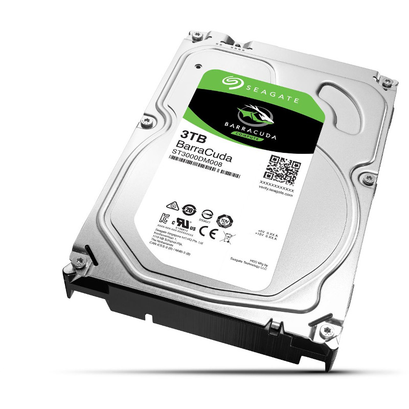 Жорсткий диск Seagate BarraCuda HDD 3TB 7200 rpm 64MB ST3000DM008 3.5 SATA III (F00146525)