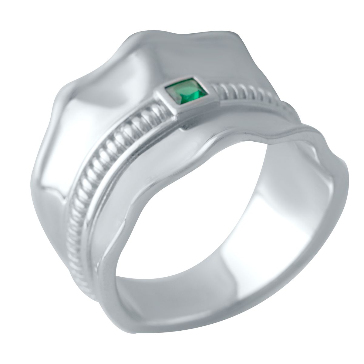 Серебряное кольцо SilverBreeze с фианитами 2031451 16.5 размер